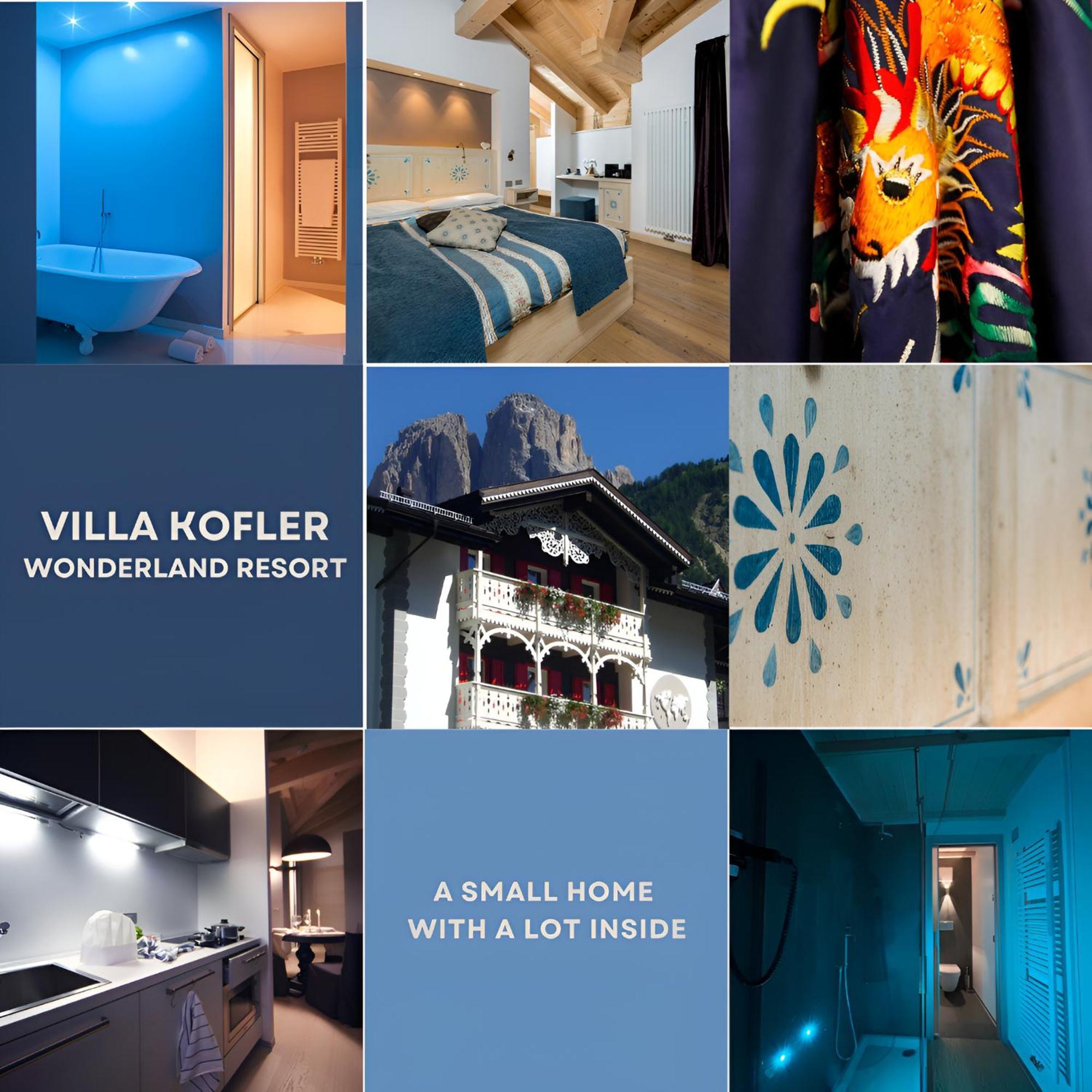 קאמפיטלו די פאסה Villa Kofler Wonderland Resort מראה חיצוני תמונה
